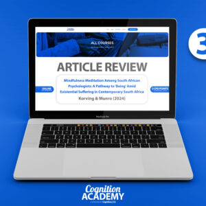 CPD Activity - Mindfulness Meditation Among SA Psychologists. Korving & Munro (2024)